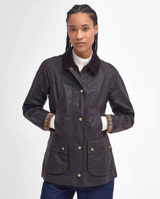 Barbour | Beadnell Wax Jacket in Rustic