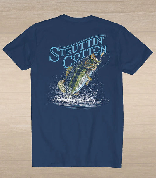 Struttin Cotton | Leap of Faith T-Shirt in Navy
