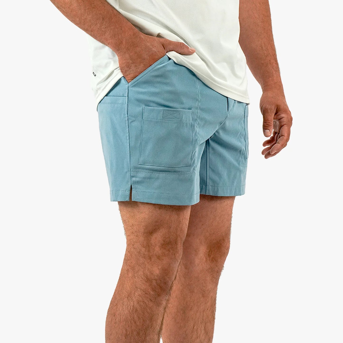 AFTCO | Flex 01 Shorts in Blue Shadow
