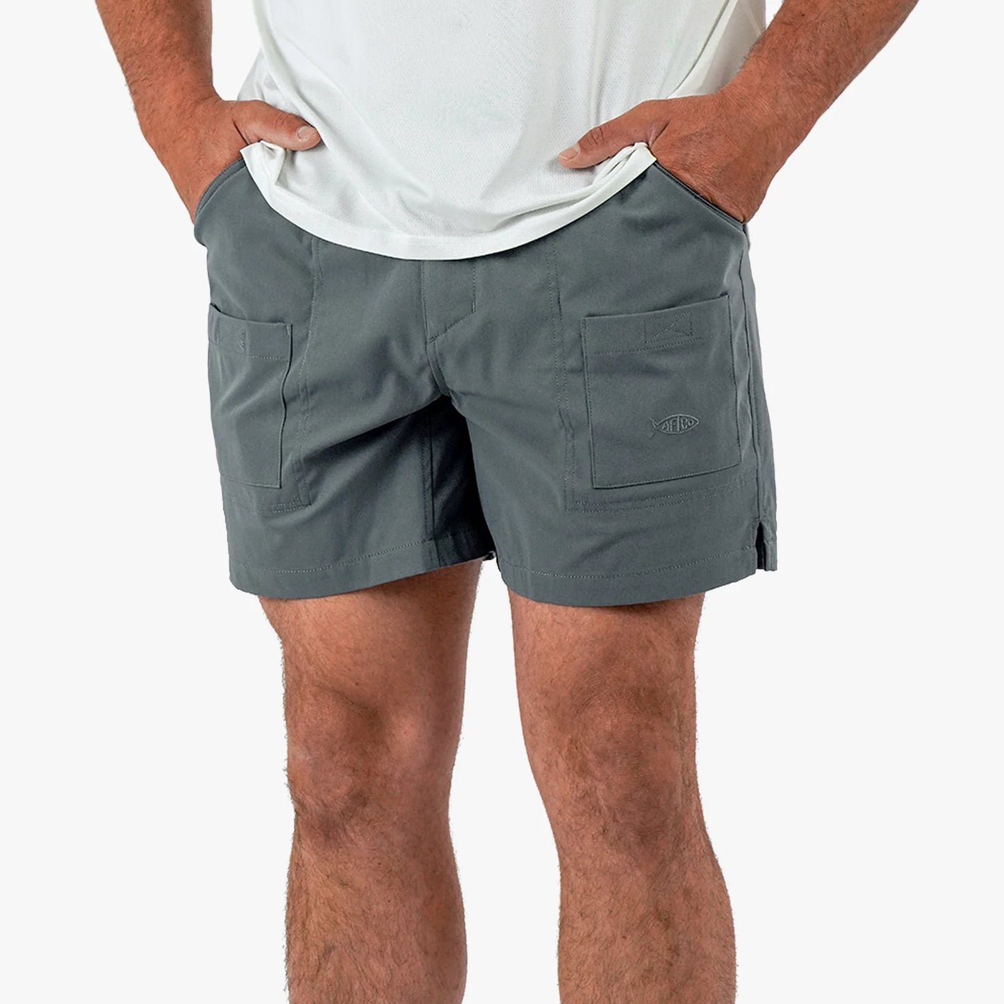 AFTCO | Flex 01 Shorts in Charcoal