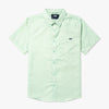 AFTCO | Dorsal Short Sleeve Button Down in Aqua Glass