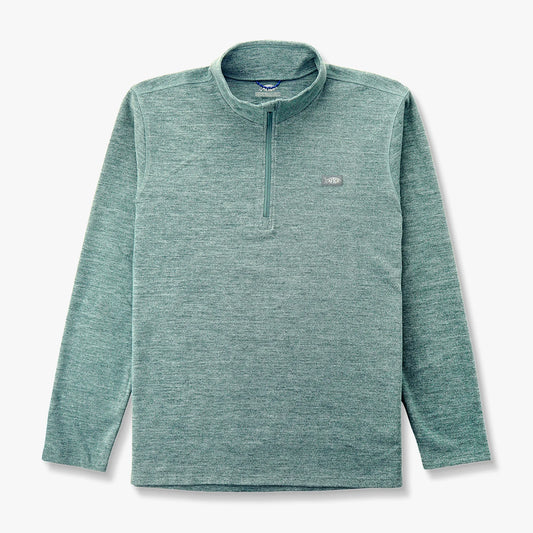 AFTCO | Coastal Layer 1/4 Zip in Dark Sea Heather