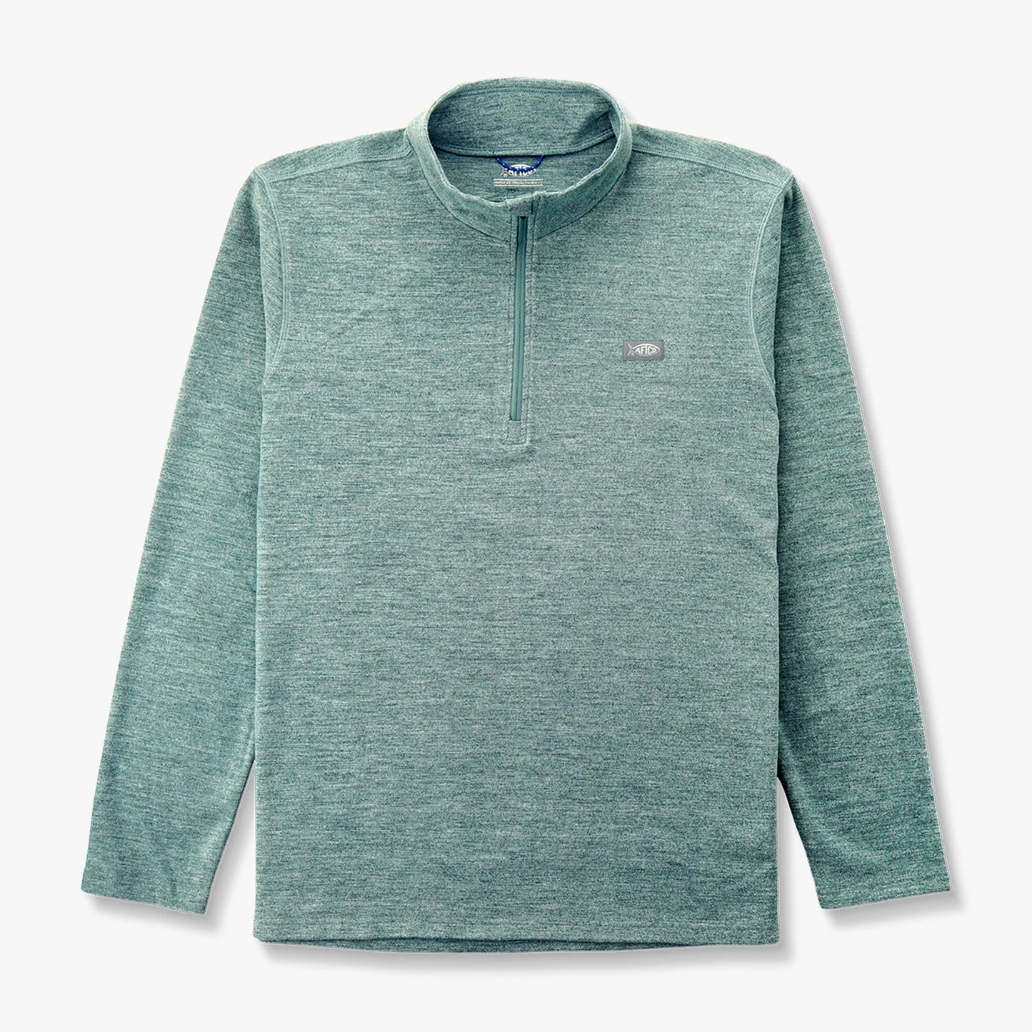 AFTCO | Coastal Layer 1/4 Zip in Dark Sea Heather