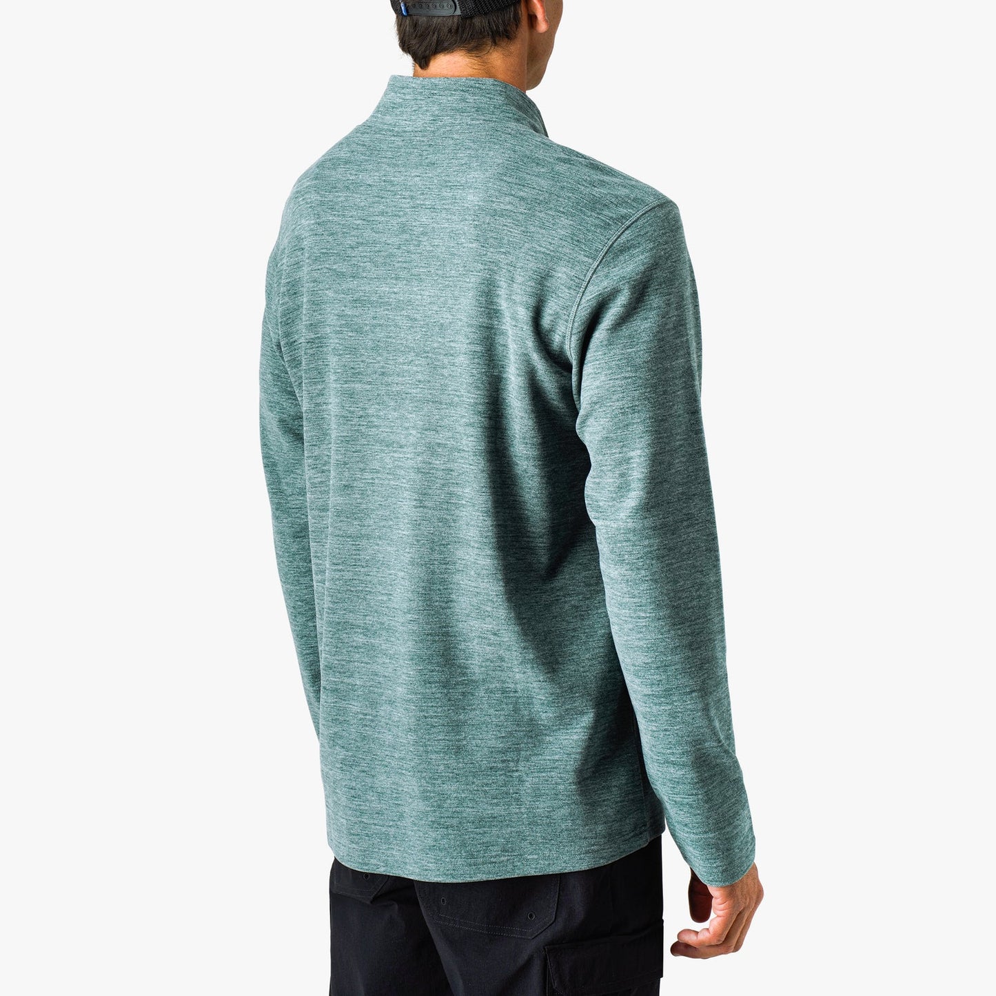 AFTCO | Coastal Layer 1/4 Zip in Dark Sea Heather