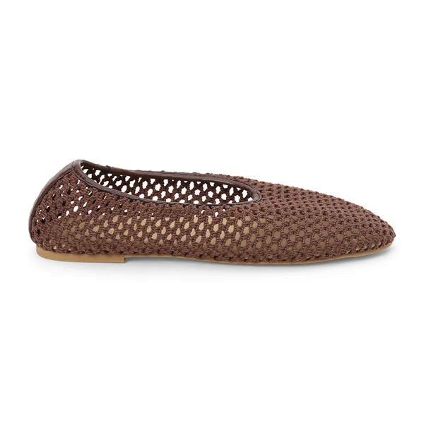 Matisse | Marta Woven Flat in Chocolate