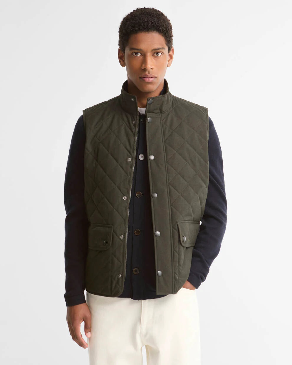 Barbour | Lux Lowerdale Gilet in Dark Sage