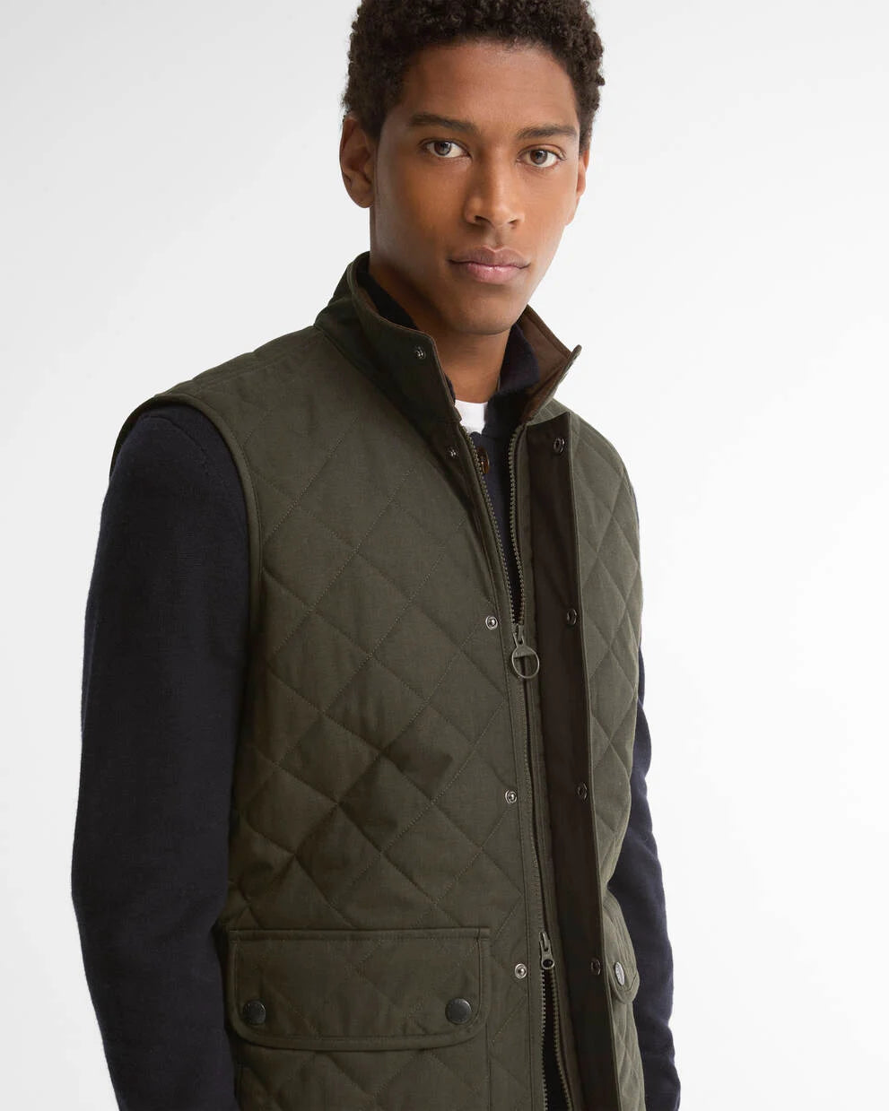 Barbour | Lux Lowerdale Gilet in Dark Sage