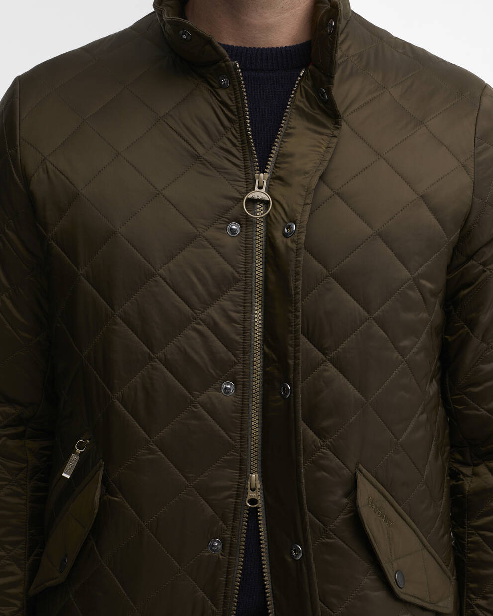 Barbour | Flyweight Chelsea Quilted Jacket in Olive