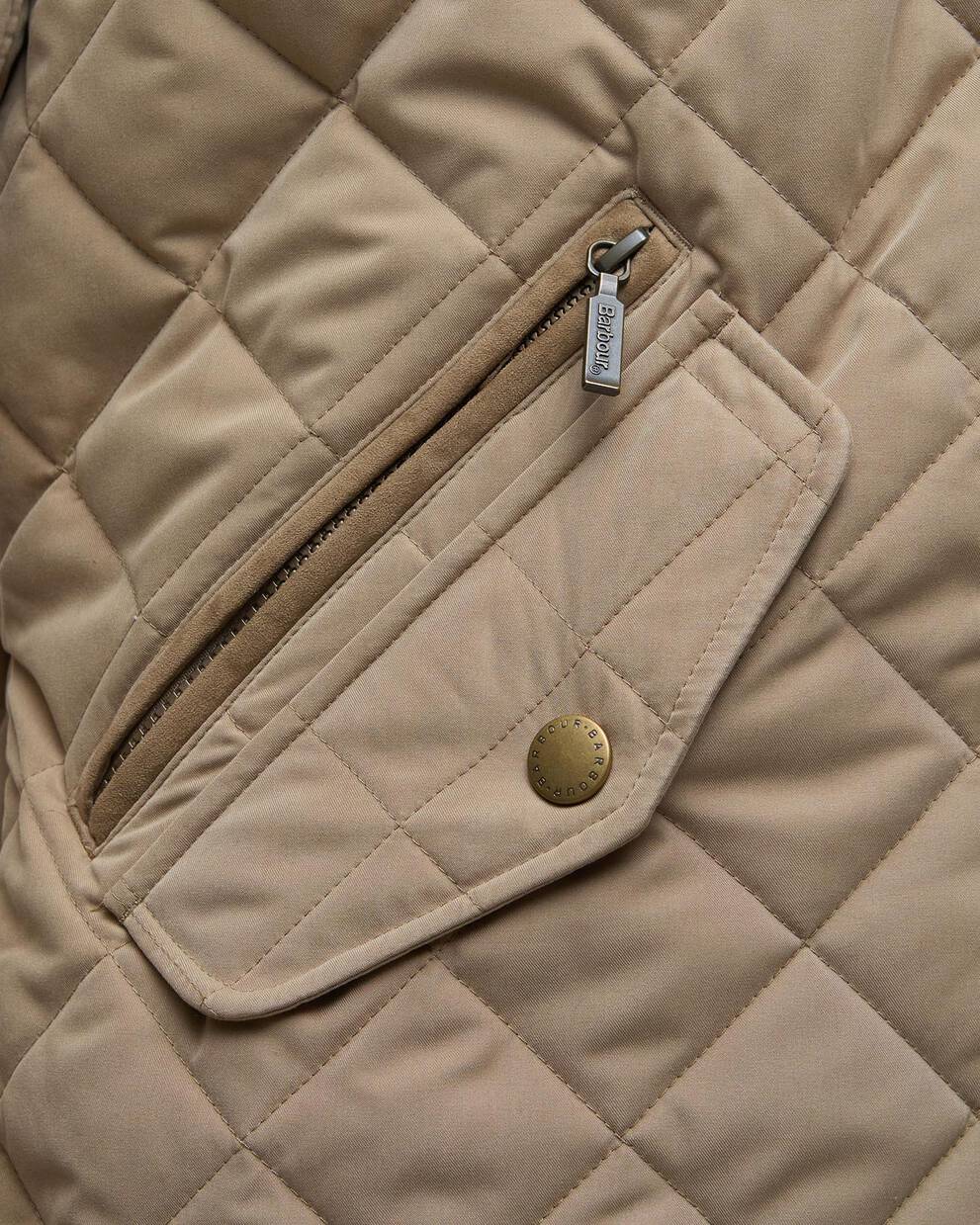 Barbour | Shoveler Quilted Jacket in Military Brown