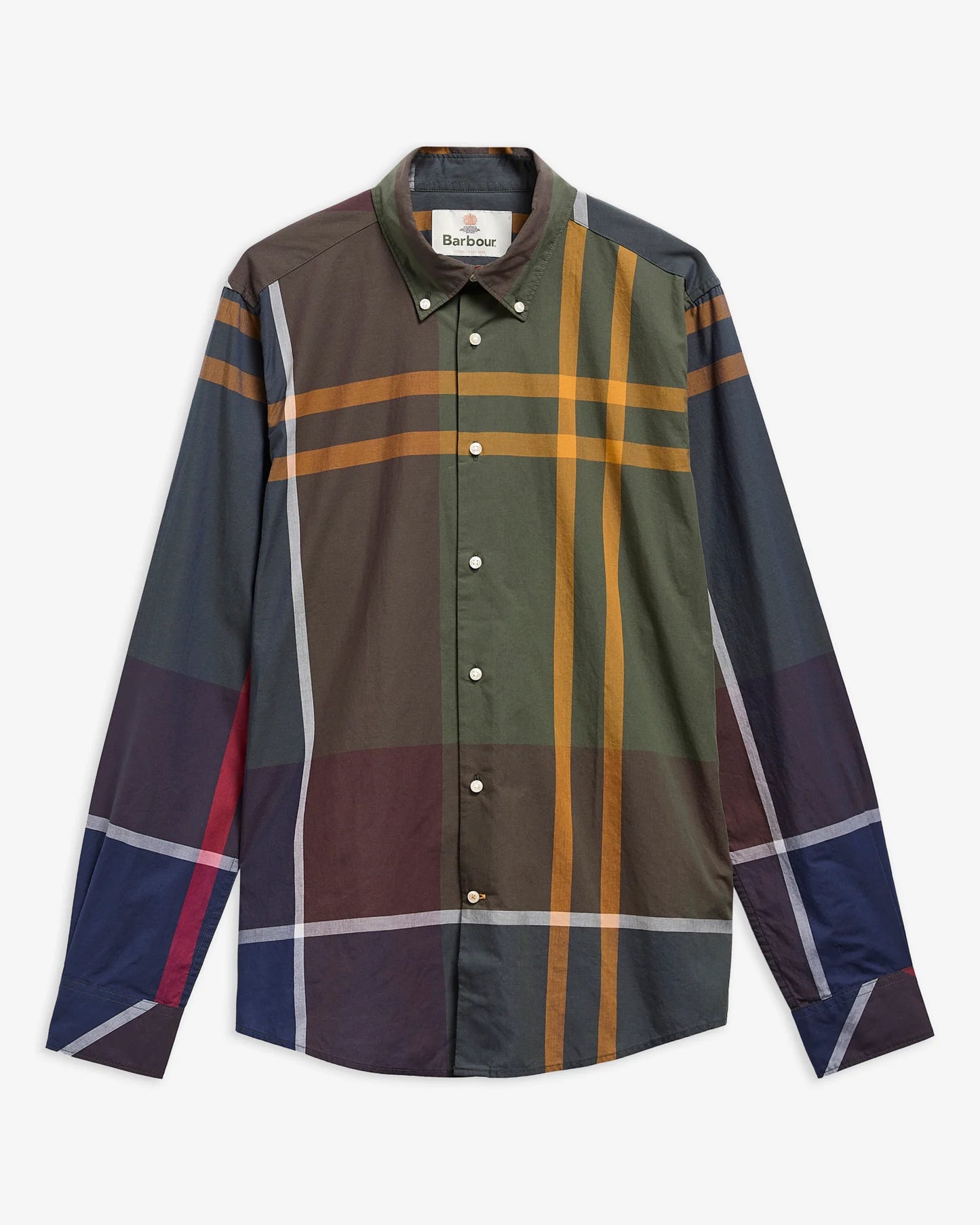 Barbour | Oversized Tartan Dunoon Tailored Long-Sleeved Shirt in Classic Tartan