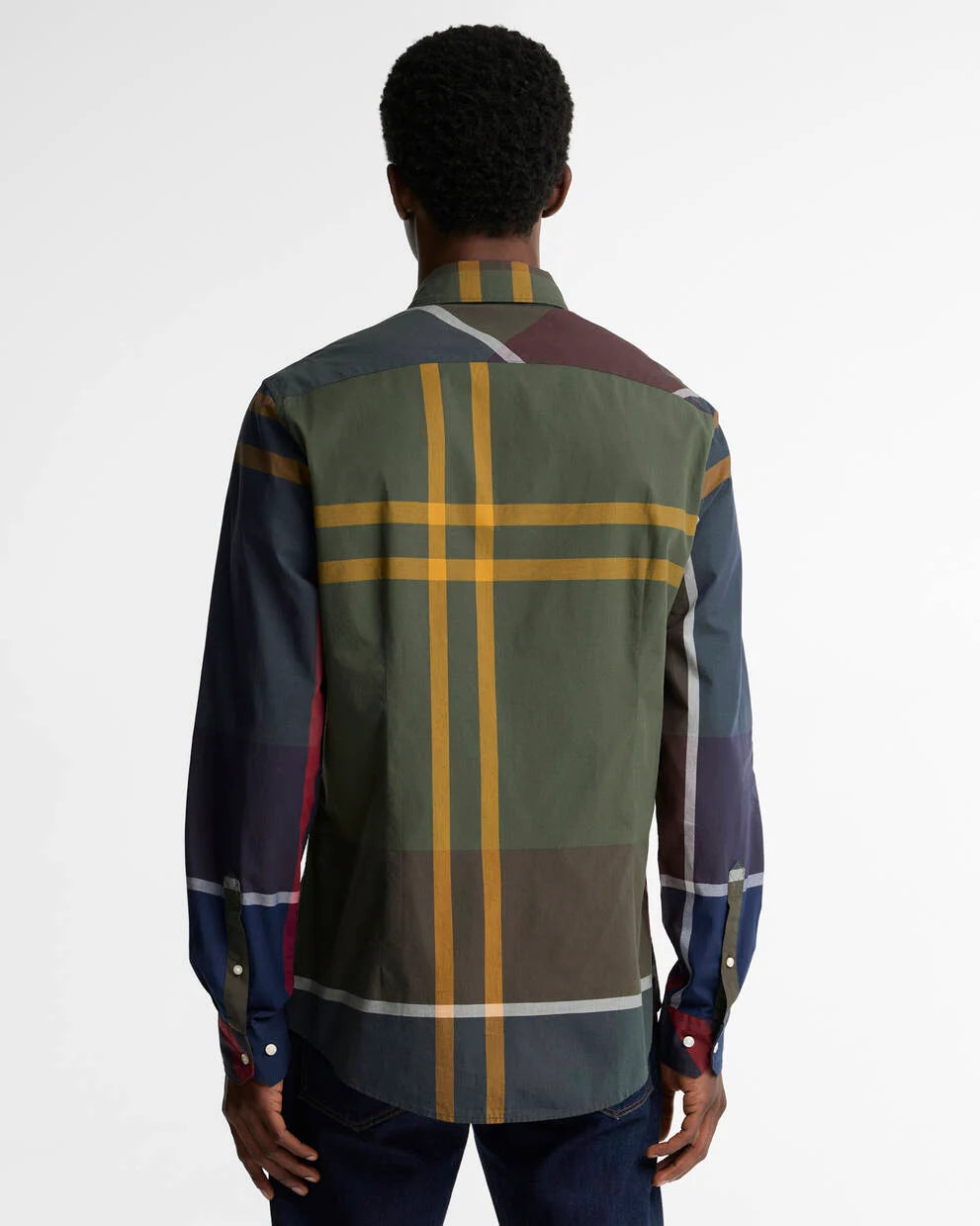Barbour | Oversized Tartan Dunoon Tailored Long-Sleeved Shirt in Classic Tartan