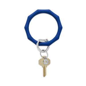 Oventure Midnight Navy Bamboo Silicone Big Key Ring