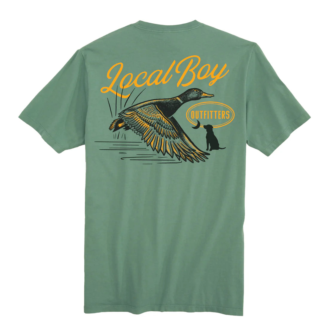 Local Boy | Youth Moonlit Mallard T-Shirt in Light Green