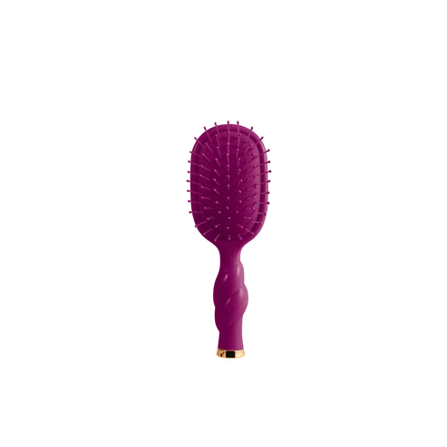 Teleties | Mini Detangler Hair Brush for Medium Hair in Mulberry