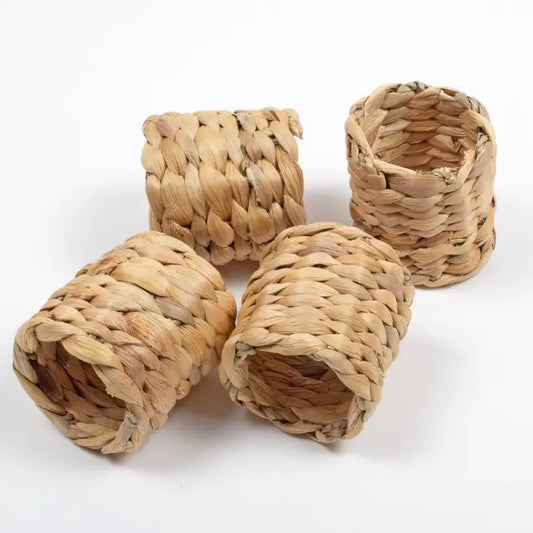 Water Hyacinth Napkin Ring Set of 4