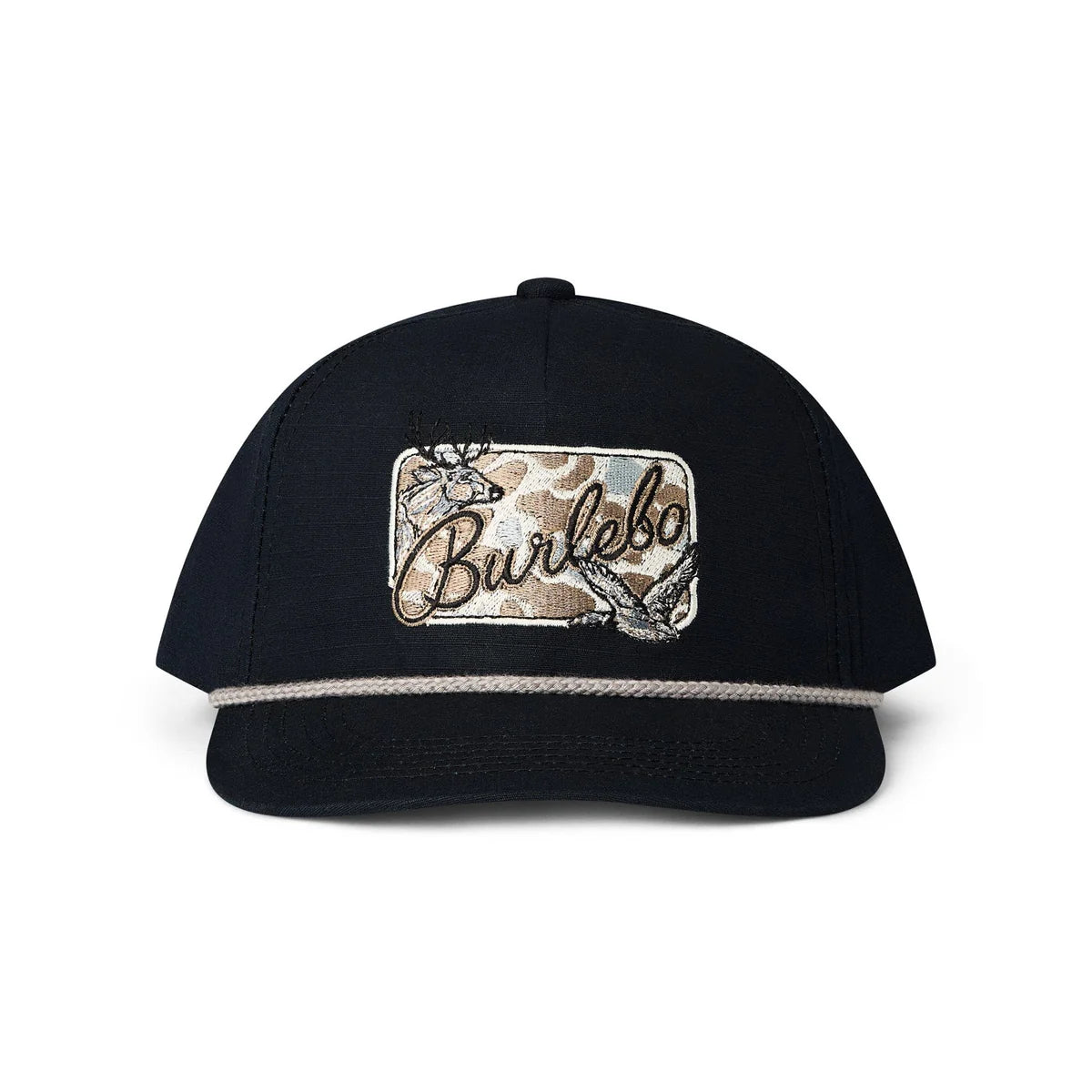 Burlebo Hat - Camo Patch in Black