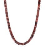 Elle Beaded Necklace in Burgundy