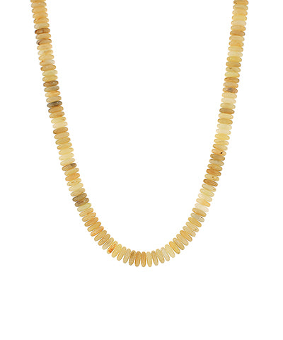 Elle Beaded Necklace in Mustard