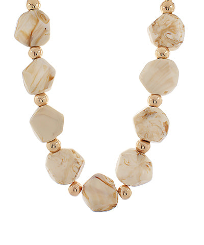 Marie Stone Necklace in Natural