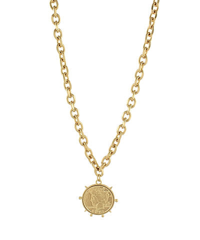 Victoria Coin Necklace