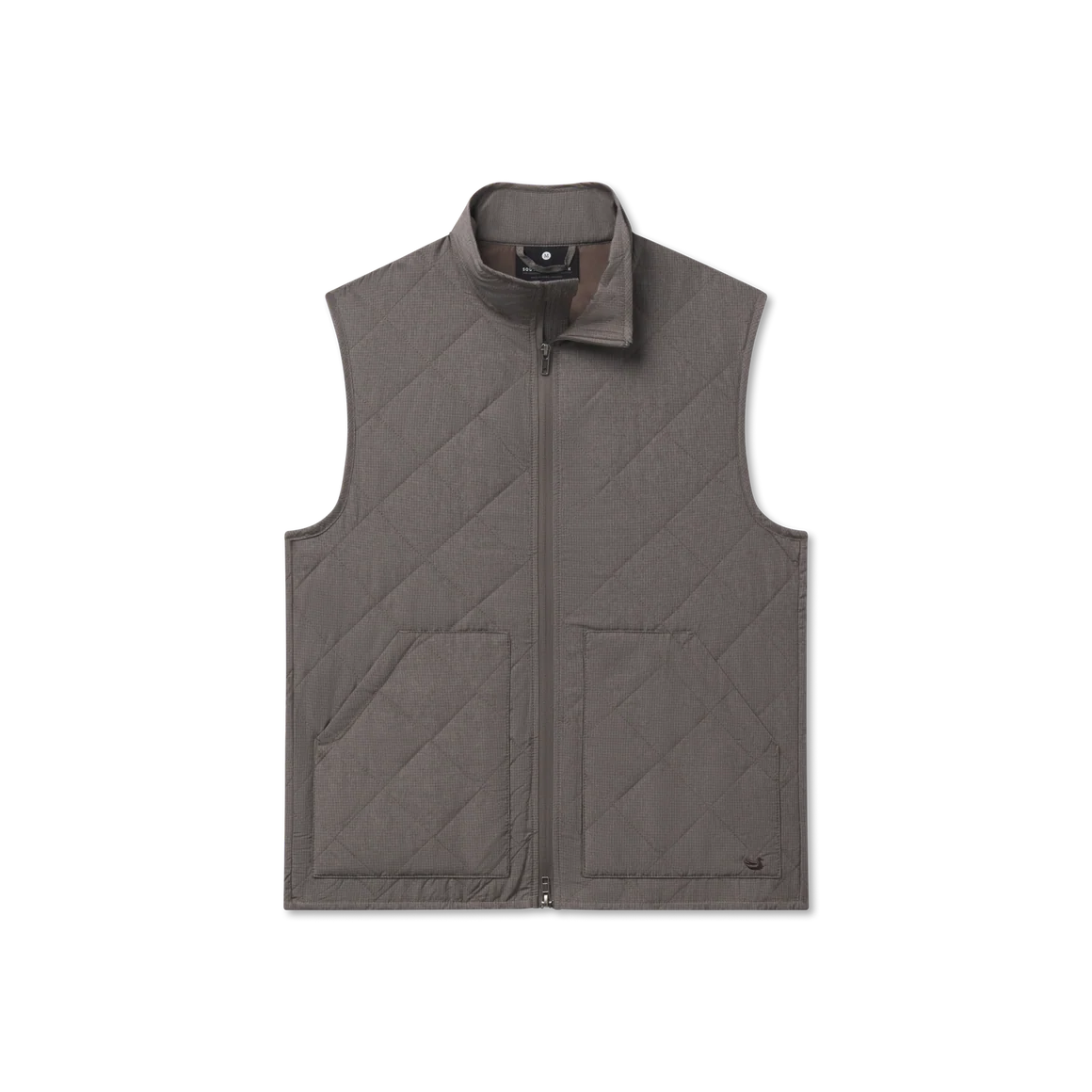 Southern Marsh | Bryson Ripstop Quilted Vest in Midnight Gray