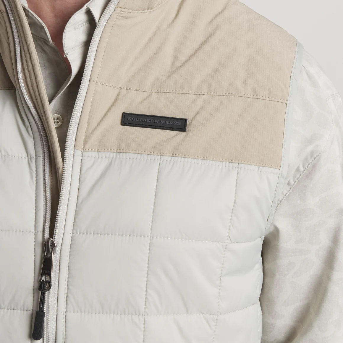 Southern Marsh | Falcon Hill Quilted Vest in Audubon Tan