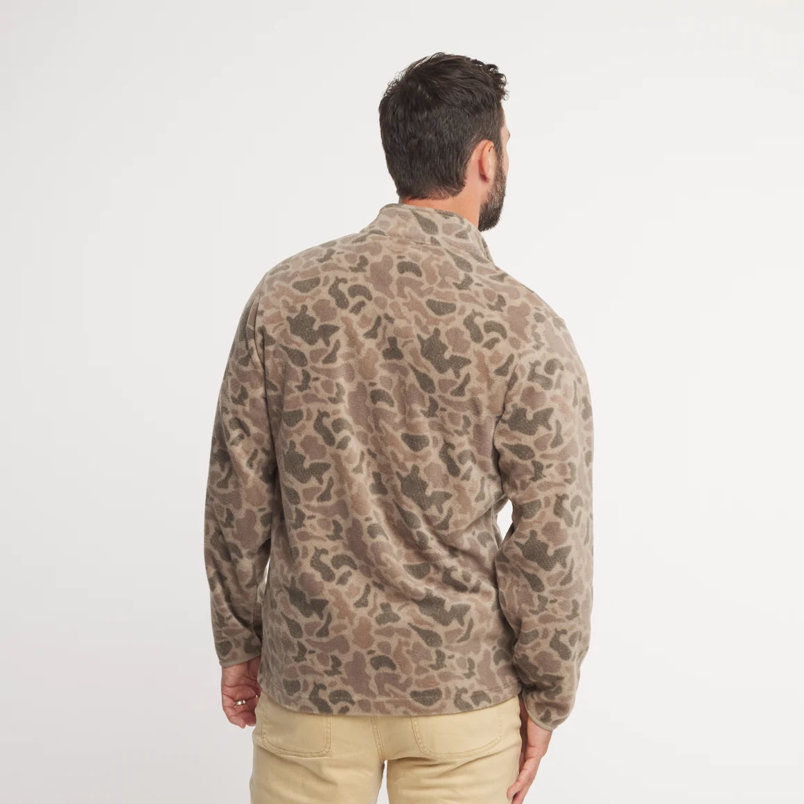 Southern Marsh | Longfellow Fleece Jacket - Retro Camo in Burnt Taupe
