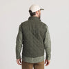 Southern Marsh | Lawrence Quilted Vest in Dark Olive