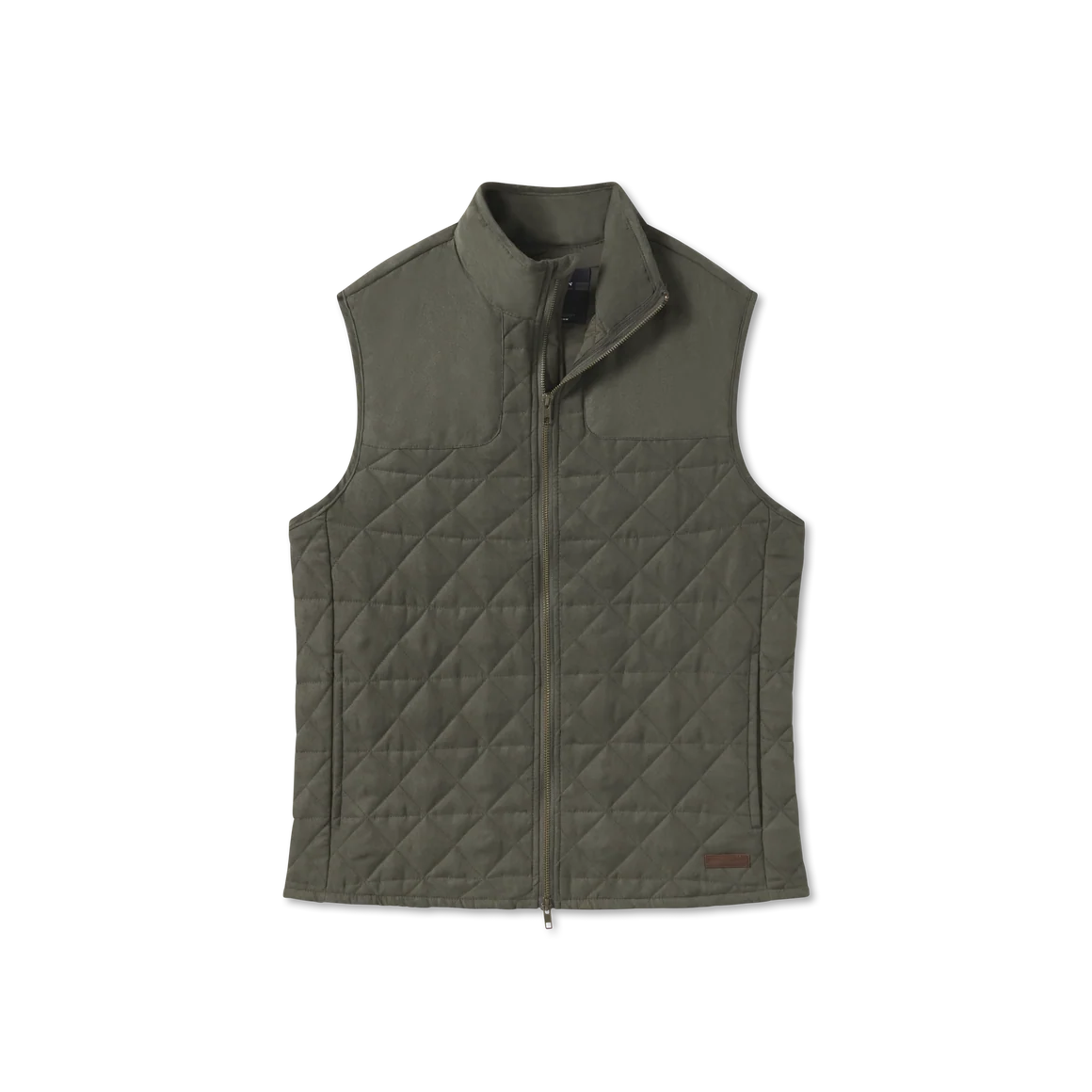 Southern Marsh | Lawrence Quilted Vest in Dark Olive