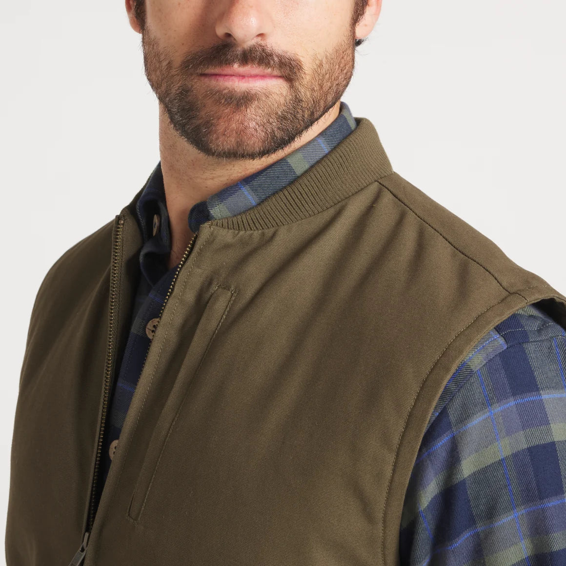 Southern Marsh | Meadow Bend Rugged Vest in Dark Olive
