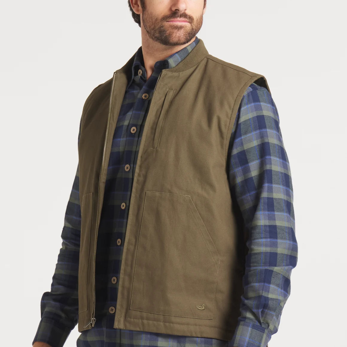 Southern Marsh | Meadow Bend Rugged Vest in Dark Olive