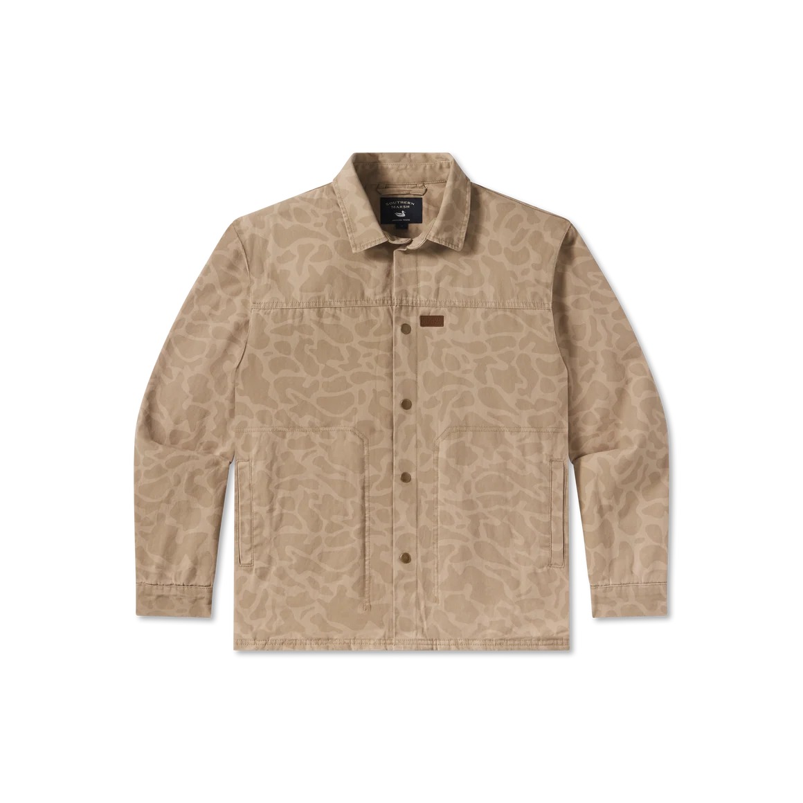 Southern Marsh | Bishop Rugged Canvas Jacket - Camo in Tan