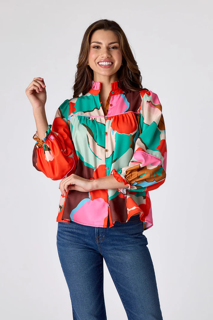 Crosby Worth Blouse in O'Keefe