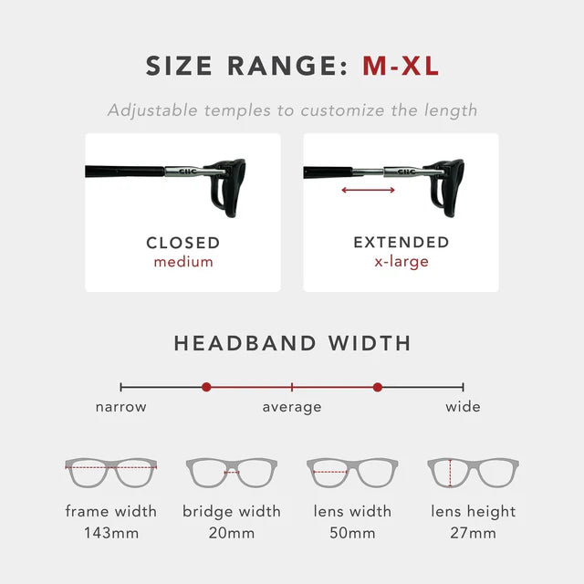 Clic | Original Expandable Reader in Dark Tortoise