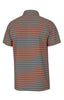 Southern Point | Humphrey Stripe Polo in Red/Navy/Tan