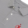 Onward Reserve UGA G Dog Echo Stripe Performance Polo in Black
