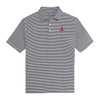 Onward Reserve UGA G Dog Echo Stripe Performance Polo in Black