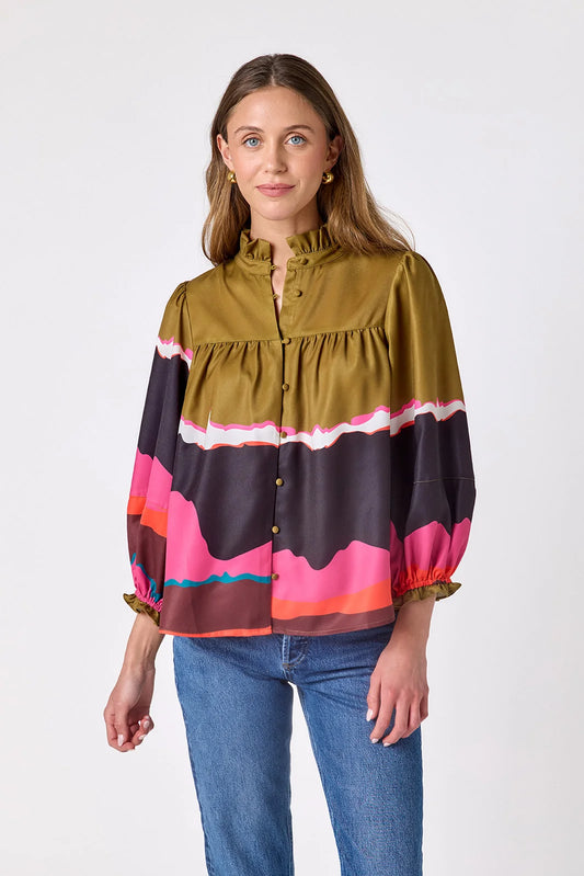 Crosby | Worth Blouse in Portoro