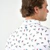 Burlebo Performance Polo - Ducks And Shells in White