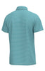 Southern Point | Horizon Stripe Performance Polo in Cool Water/White