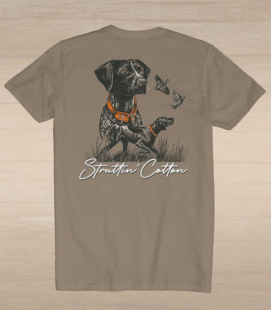 Struttin Cotton | Pointer Legend T-Shirt in Driftwood
