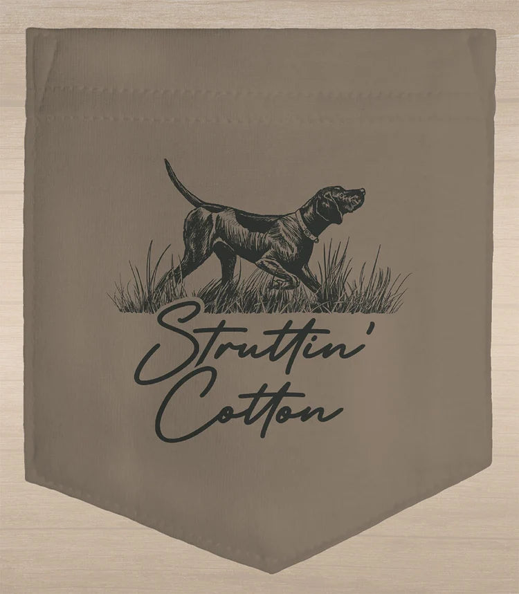 Struttin Cotton | Pointer Legend T-Shirt in Driftwood