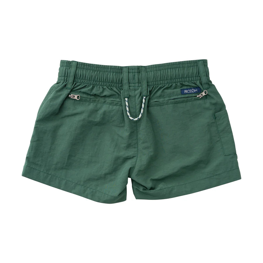 Prodoh Outrigger Performance Short in Smoke Pine Green