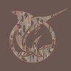Prodoh | Boys' Pro Performance Hoodie in Coffee Quartz Brown with Camo Logo