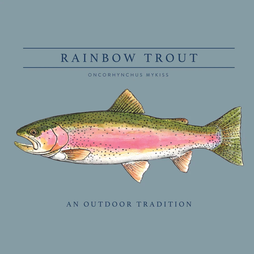 Prodoh | Boys' Performance Long Sleeve Trout T-shirt in Arona Blue