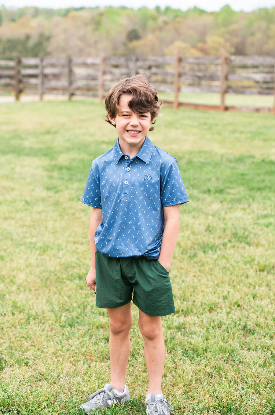 Prodoh Outrigger Performance Short in Smoke Pine Green