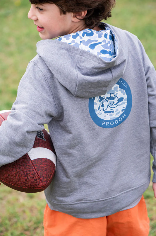 Prodoh Spinnerbait Sweatshirt Logo in Owl Heather Grey