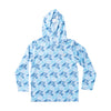 Prodoh | Boy's Pro Performance Hoodie T-shirt in Blue Camo Logo Print
