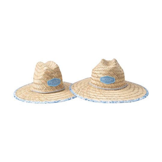 Prodoh | Kid's Straw Lifeguard Hat in Oyster Print