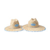 Prodoh | Kid's Straw Lifeguard Hat in Oyster Print